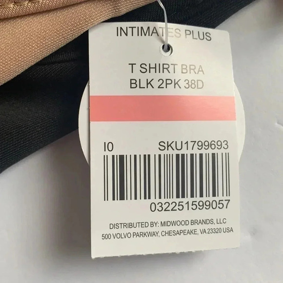 Just Be T-Shirt Bra Set of 2 NWT Plus Size New - Picture 8 of 8